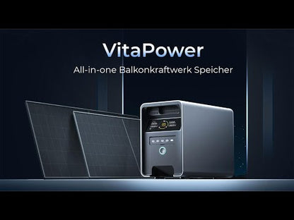 VitaPower All-in-One Balkonkraftwerk mit Speicher